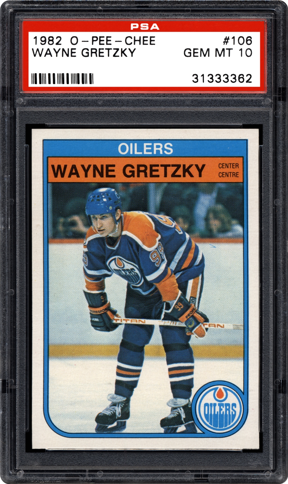 1982 OPeeChee Wayne Gretzky PSA CardFacts™ 1982 OPeeChee Wayne Gretzky PSA CardFacts™