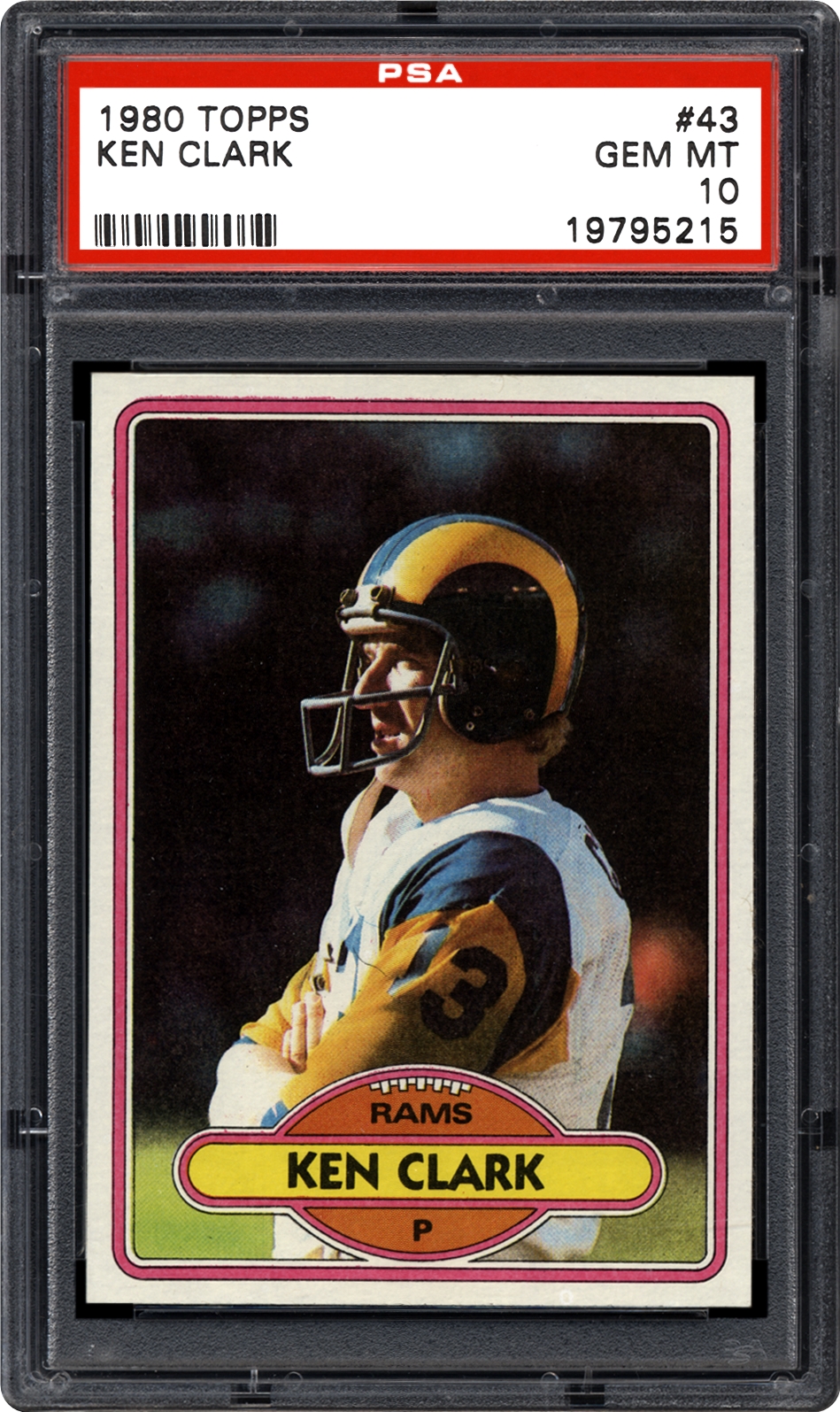 1980 Topps Ken Clark PSA CardFacts™