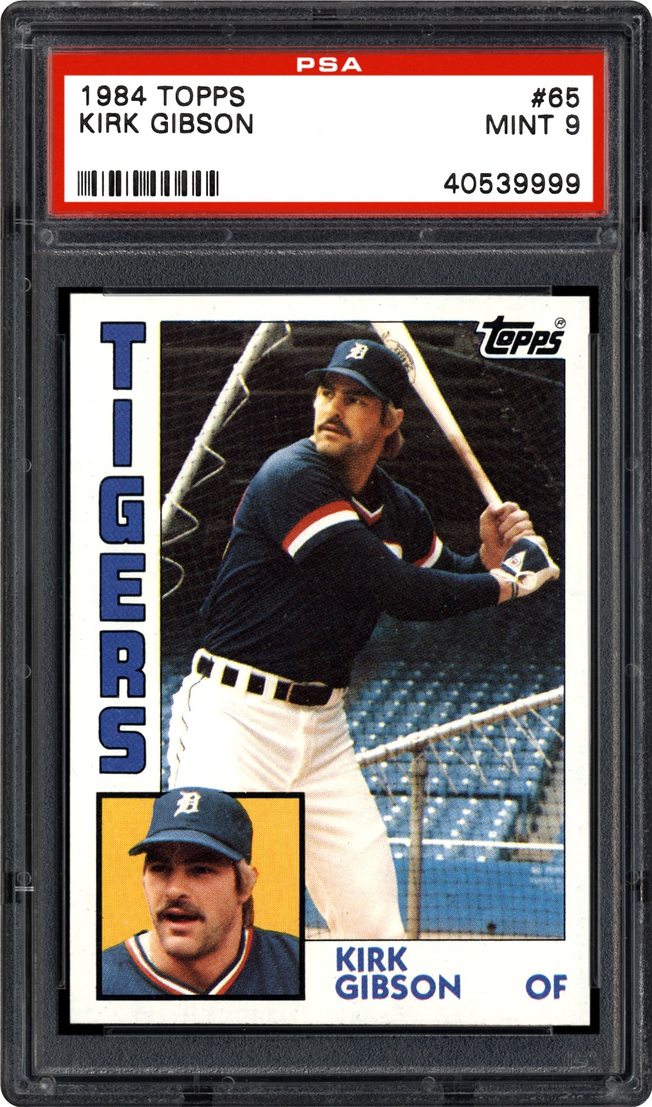 Kirk Gibson Baseball Card