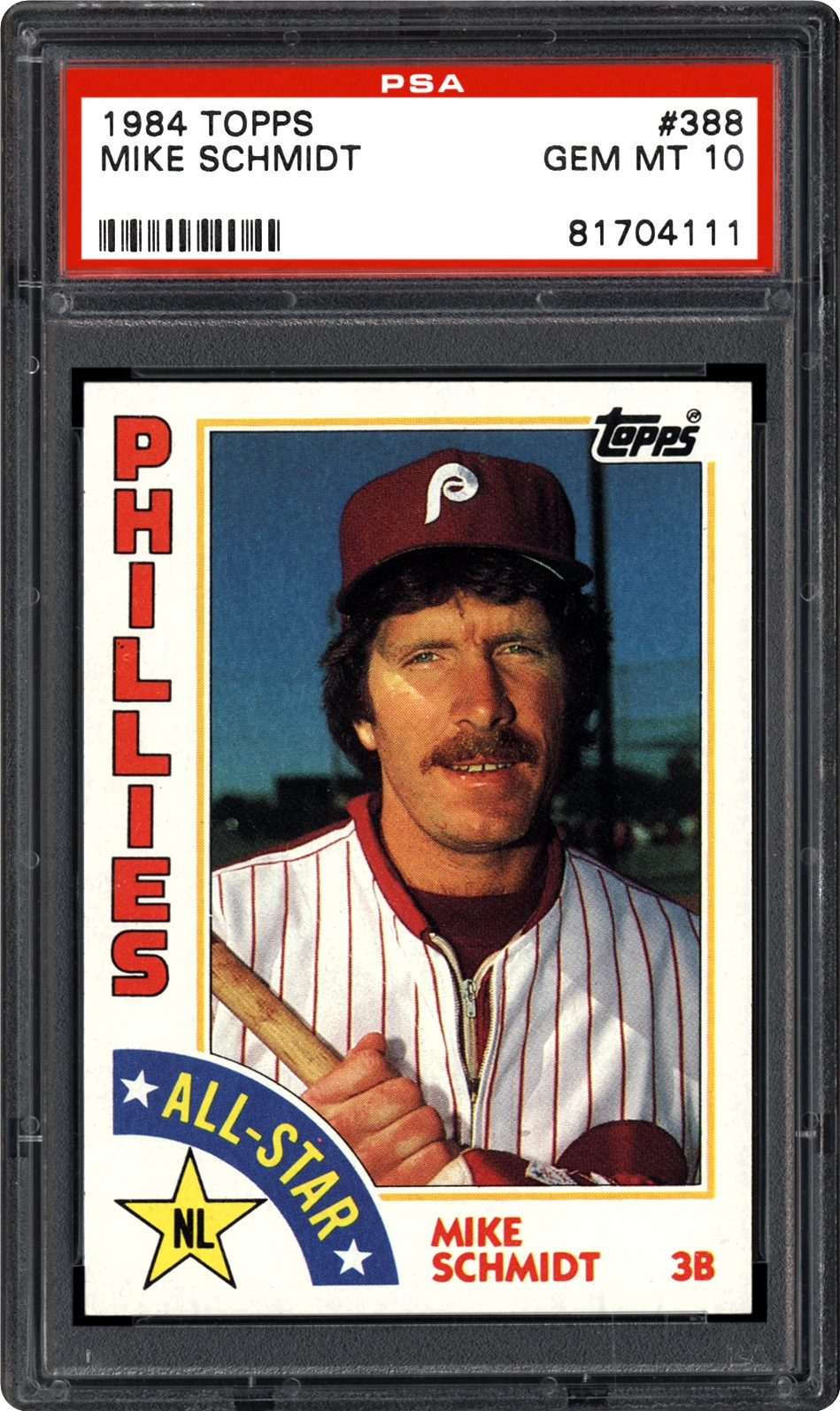 1984 Topps Mike Schmidt PSA CardFacts™