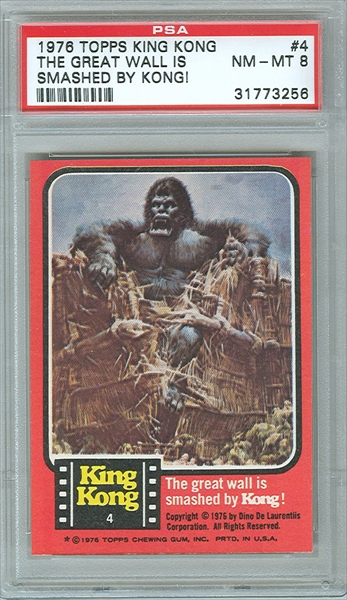 Paul Holstein's 1976 Topps King Kong Cards