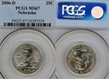2006-D 25C Nebraska MS67