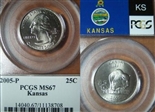 2005-P 25C Kansas MS67