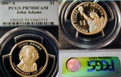 2007-S $1 John Adams PR70DCAM