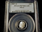 2007-S 10C Silver PR70DCAM