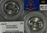 2006-D 25C North Dakota MS67