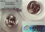 2006-D 25C South Dakota MS67