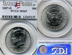 2007-D 50C Satin Finish SP69