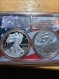2019 $1 Silver Eagle First Day of Issue Picture Frame Flag Multiholder MS69