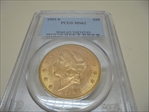 1901-S $20 MS62