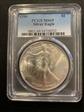 1986 $1 Silver Eagle MS69