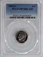 1982-S 10C PR70DCAM