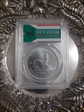 2018 1 Rand Krugerrand Silver First Day of Issue MS70