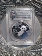 2020(G) 10 Yn Panda Silver Struck at Shenzhen Mint MS70