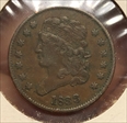 1833 Half Cent 