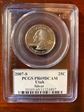 2007-S 25C Utah Silver PR69DCAM