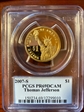 2007-S $1 Thomas Jefferson PR69DCAM