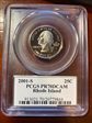 2001-S 25C Rhode Island PR70DCAM