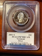 2001-S 25C Vermont Silver PR70DCAM