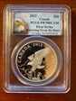 2013 $20 Returning From the Hunt First Strike PR70DCAM