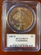 1987-P $1 Constitution MS70