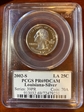 2002-S 25C Louisiana Silver PR69DCAM
