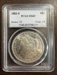 1882-S $1 MS65