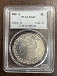 1881-S $1 MS65