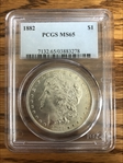 1882 $1 MS65