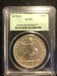 1878-S T$1 Trade AU50