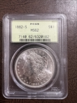 1882-S $1 MS62