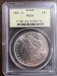 1881-S $1 MS64