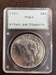 1923 $1 MS64
