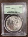 1880-S $1 MS63