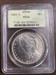 1883-O $1 MS64