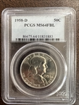 1958-D 50C MS64FBL
