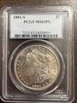 1881-S $1 MS63PL