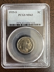 1935-S 5C MS63