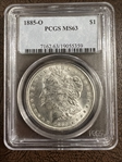 1885-O $1 MS63