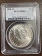 1898-O $1 MS64