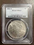 1881-S $1 MS63