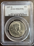 1957-D 50C MS63FBL