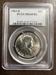 1963-D 50C MS64FBL
