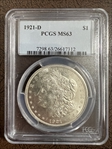 1921-D $1 MS63