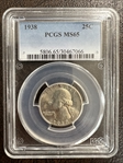 1938 25C MS65