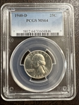 1940-D 25C MS64