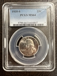 1935-S 25C MS64