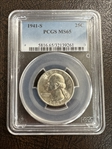 1941-S 25C MS65