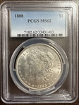 1888 $1 MS62