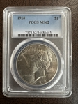 1928 $1 MS62
